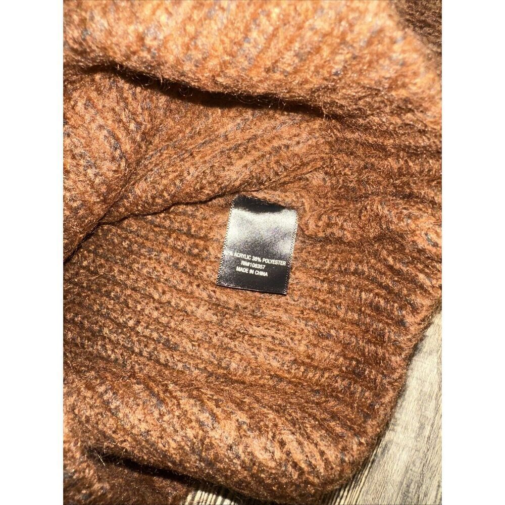 Worthington Tortoise Brown Crew Neck Ribbed Knit Sweater. Size Small. $44. 9 - Picture 5 of 8